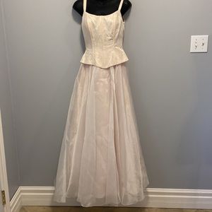 Blush coloured Grad or Prom dress